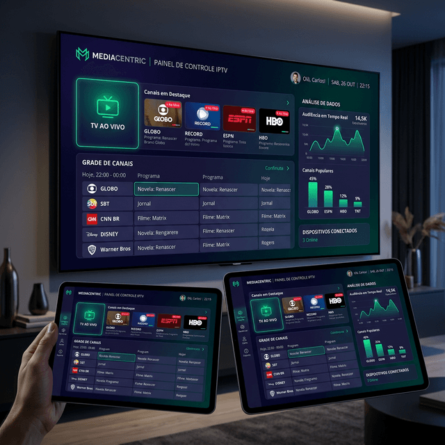 Dashboard Gohost-TV